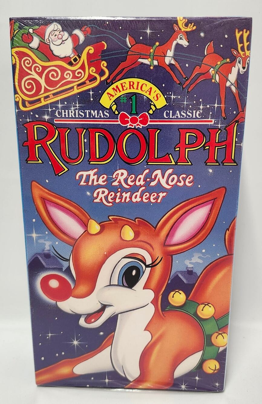 Sealed Rudolph The Red-Nosed Reindeer VHS 1992 GoodTimes Christmas Classic